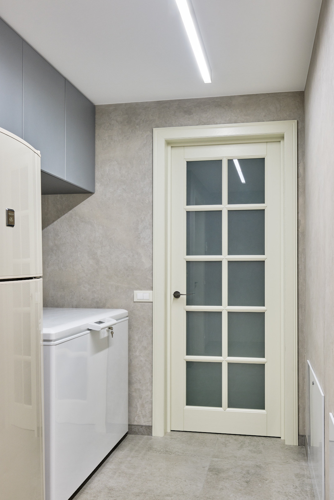 Кантри Ral 1013 в интерьере дома