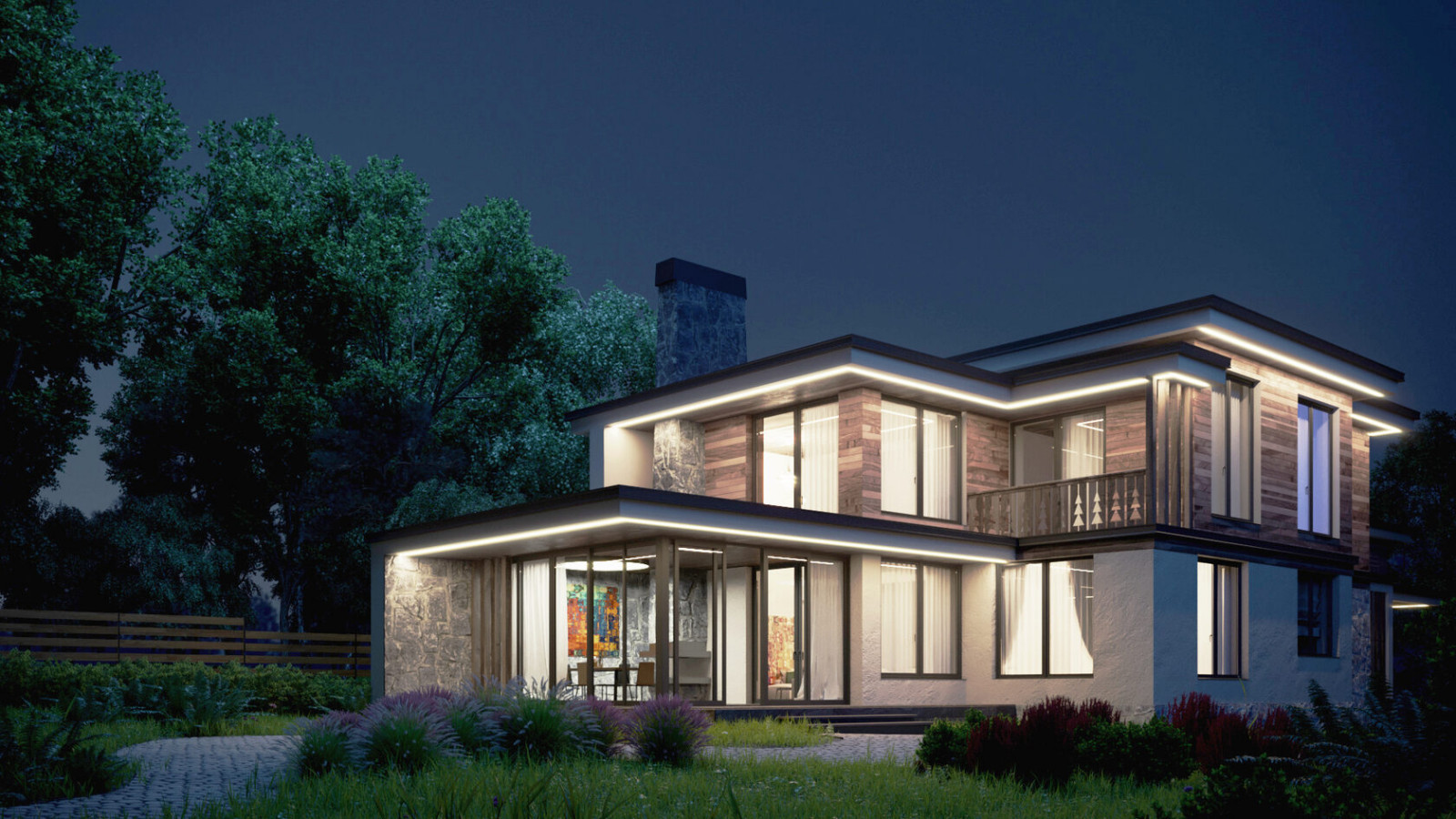 Современный дом, Шале