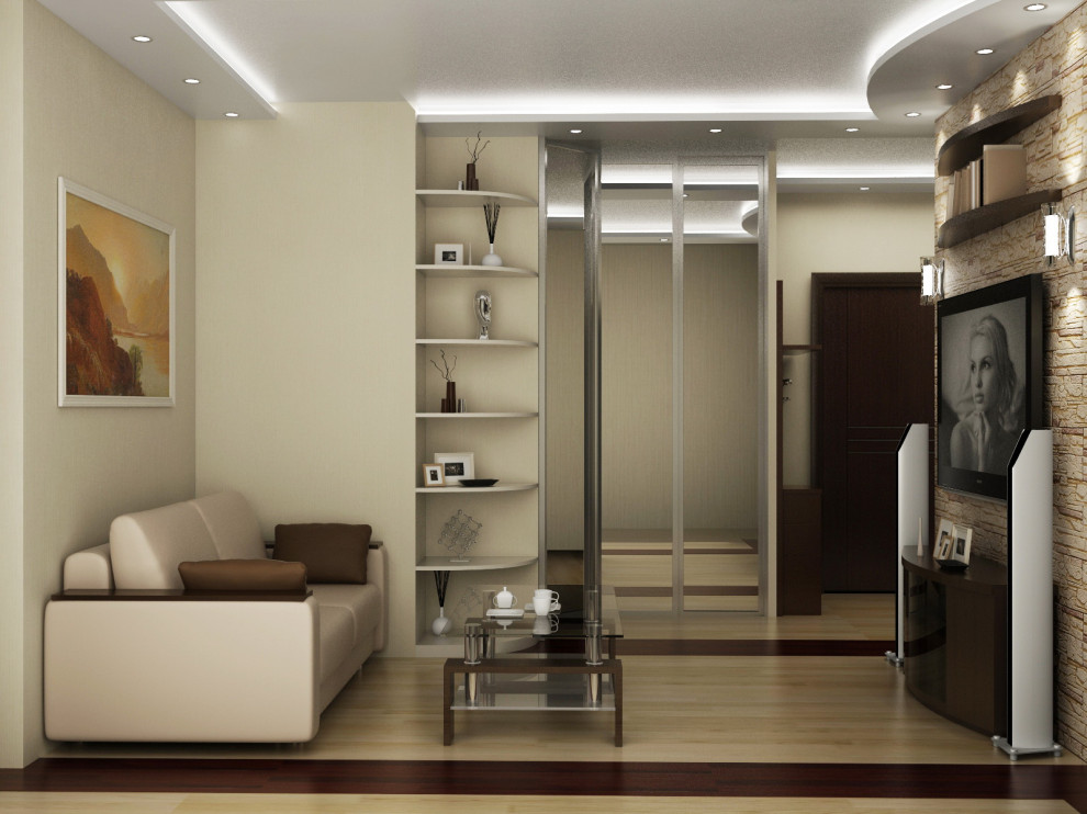 Дизайн 1-комнатной квартиры Молоково