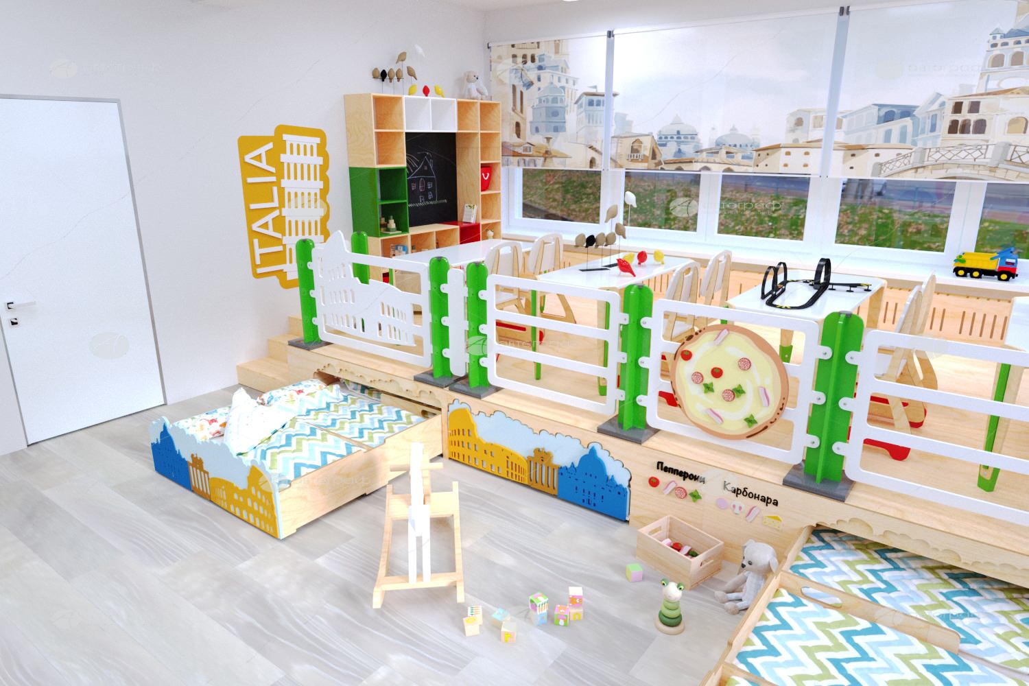 Дизайн-проект детского сада "Италия"