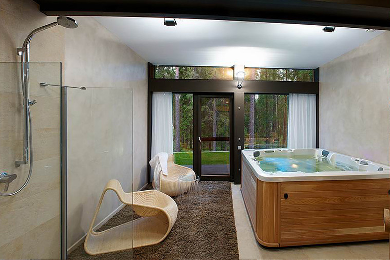 Интерьеры жилого дома в Карелии