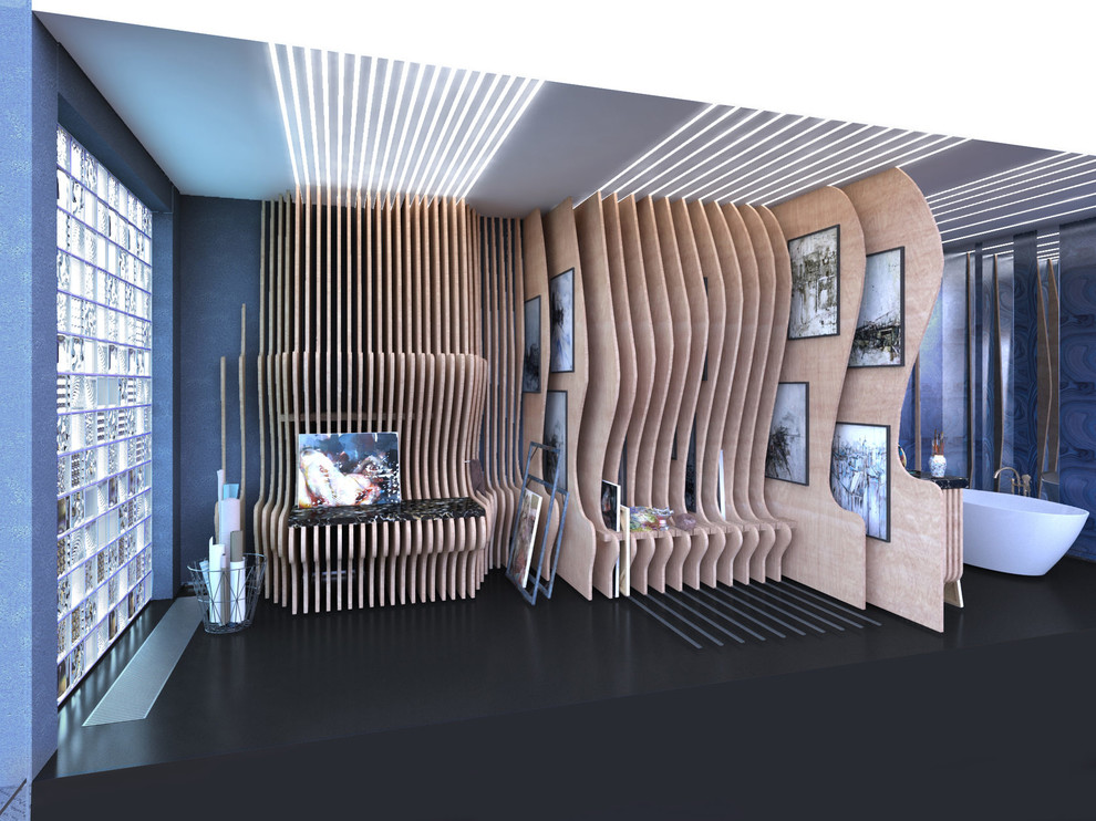 Обложка проекта: Студия художника для выставки Батимат 2018