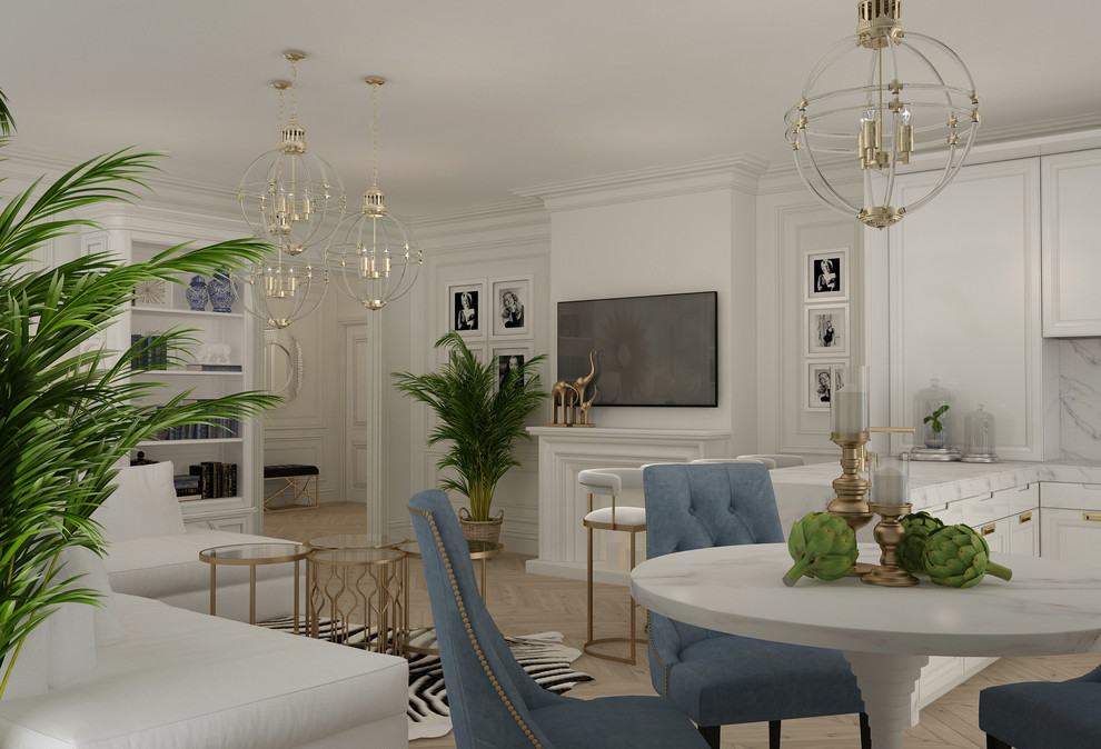 2-ух комнатная квартира в стиле Ар Деко. ЖК "Лазурный берег" г.Сочи