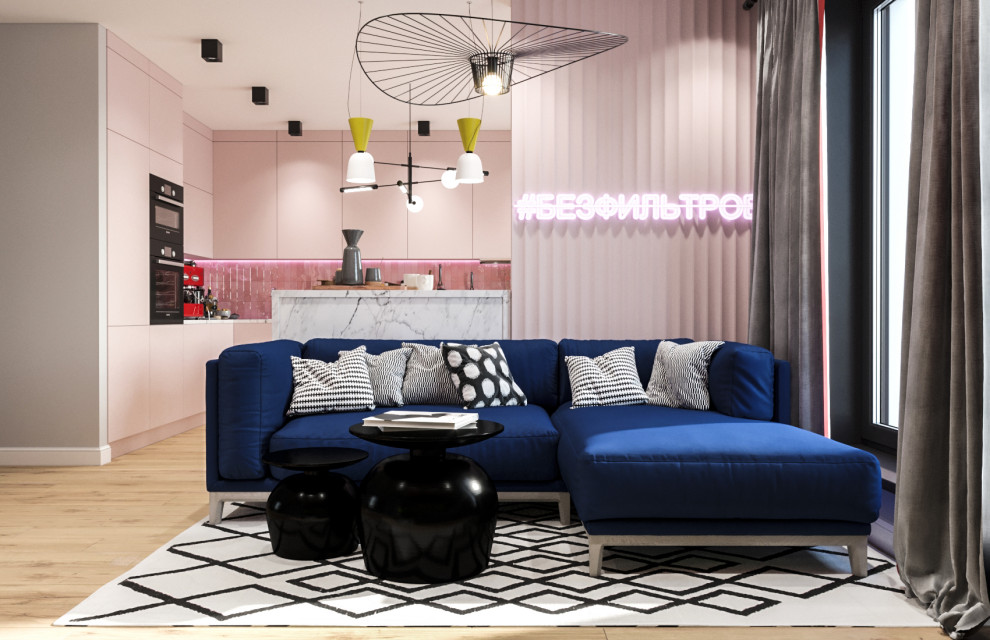 Яркая квартира в Москве