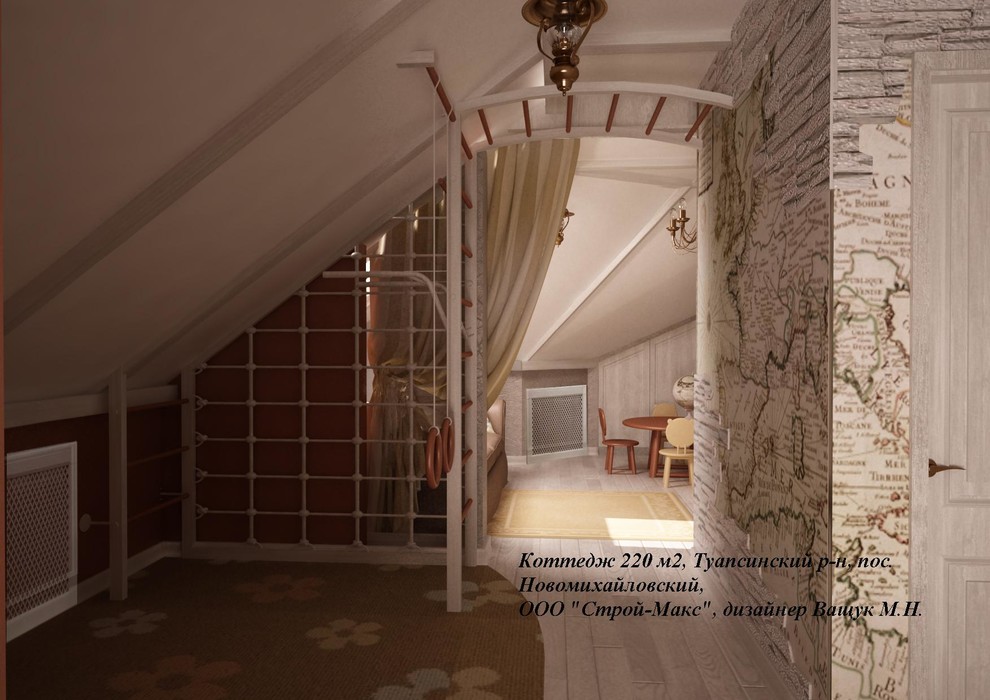 Разработка дизайн проекта коттеджа 220 м2