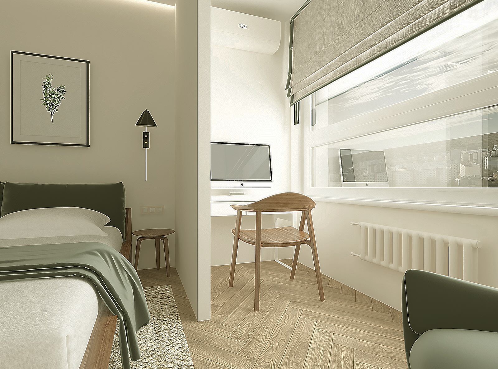 интерьер 4х комнатной квартиры для молодой семьи с 3 детьми