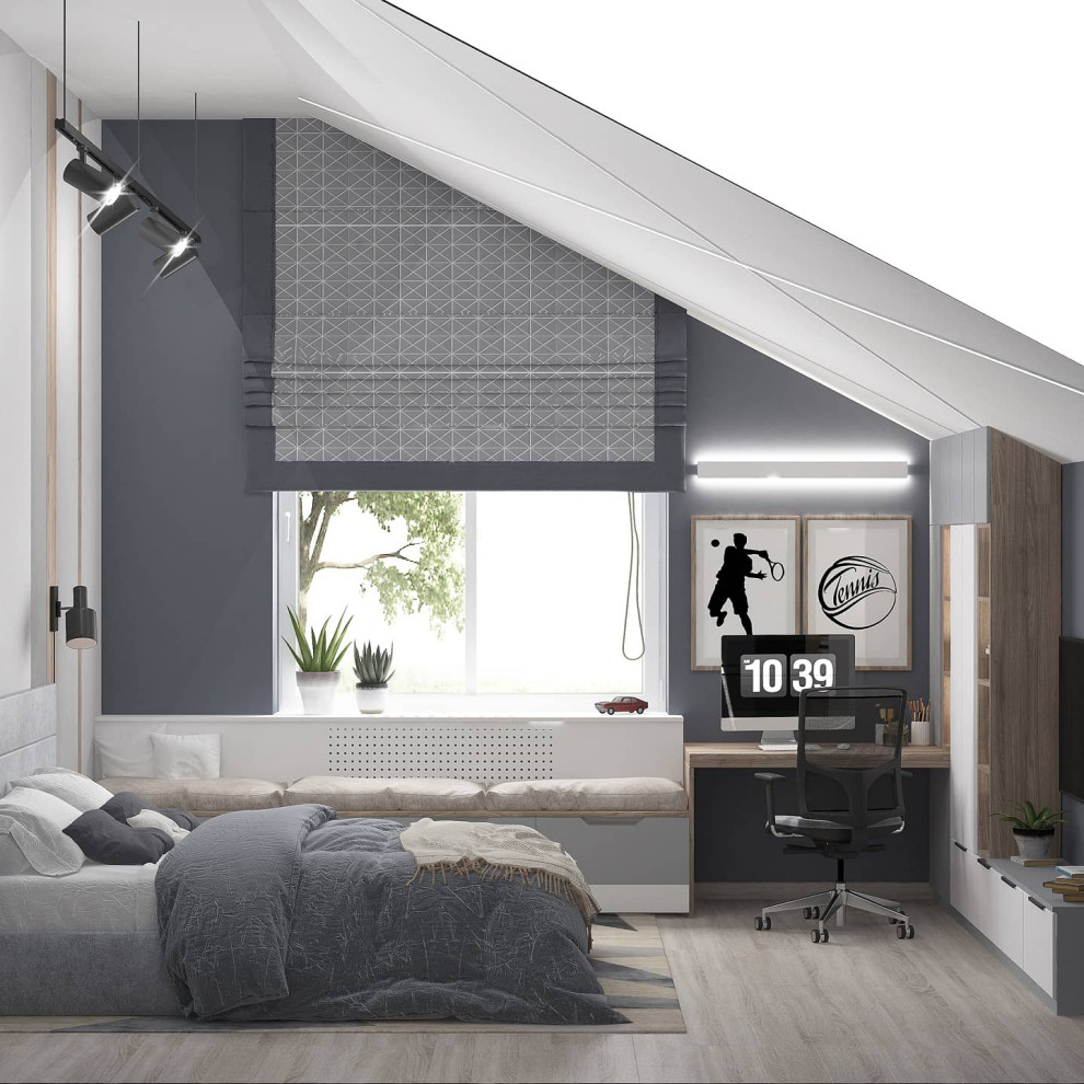 Детская комната для подростка в загородном доме