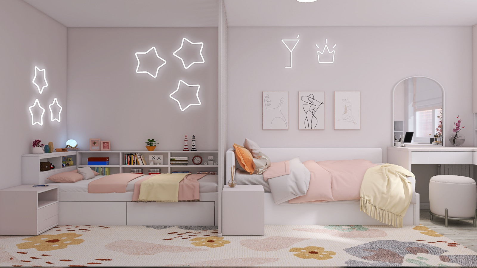 г. Саратов, детская для 2-ух принцесс 18 кв.м.