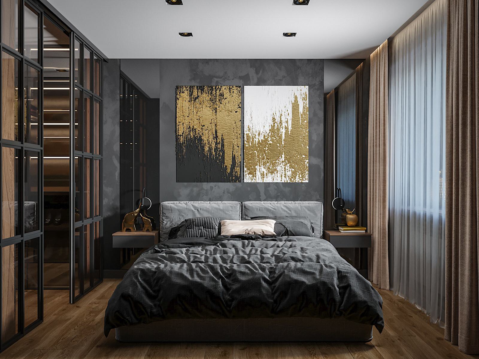 Минимализм в темно-серых тонах!