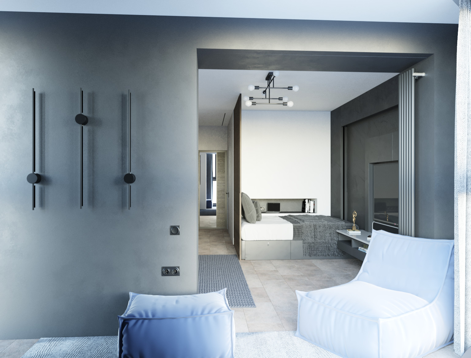 Брутальный синий