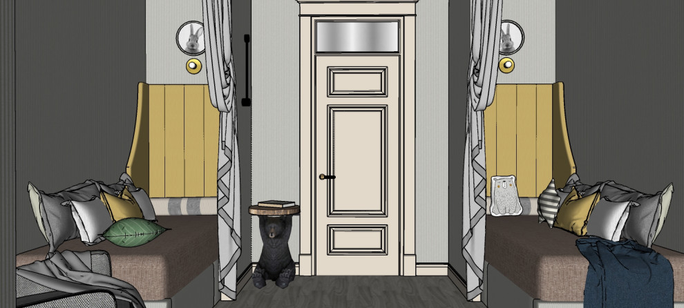 Проект квартиры, 110 м.кв.