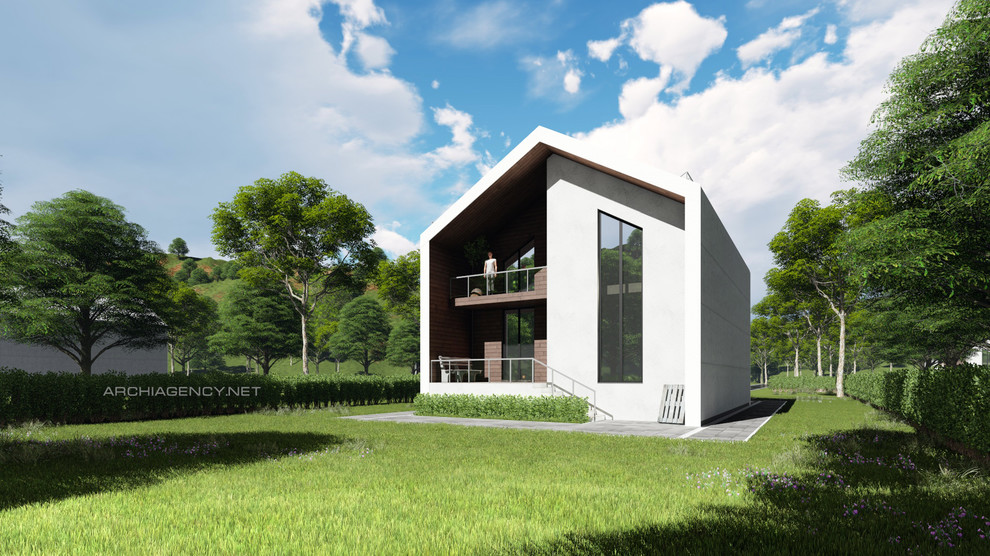 Обложка проекта: Современный загородный коттедж