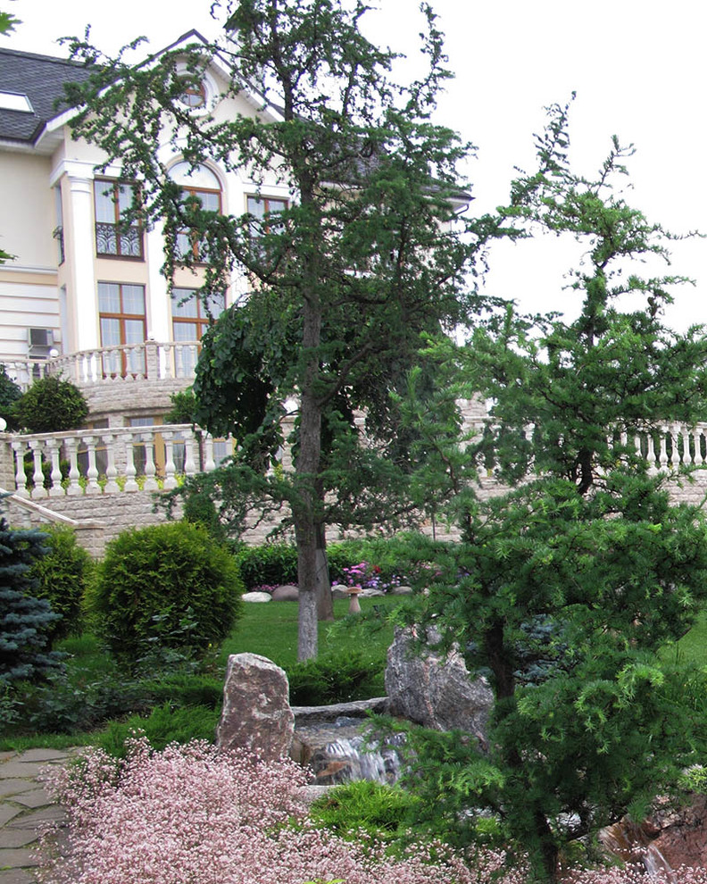 Сад с ручьем В Новогорске 2009 г