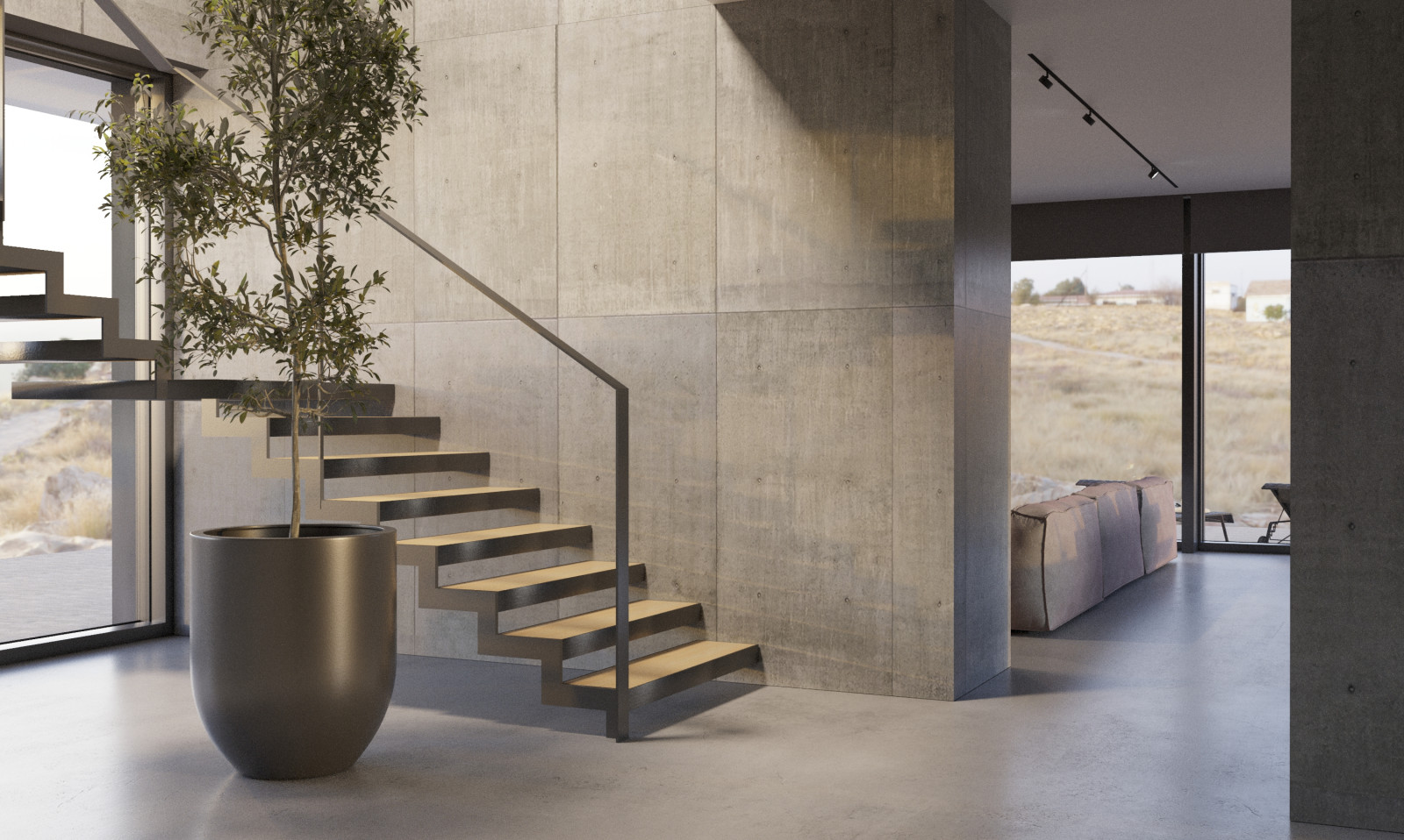 Визуализация коттеджа