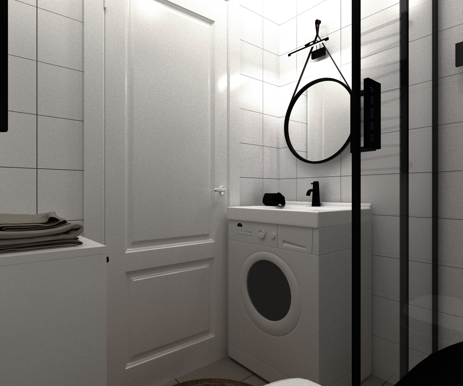 дизайн квартиры 19 кв.м  г.Москва ЖК "Полярная 25"