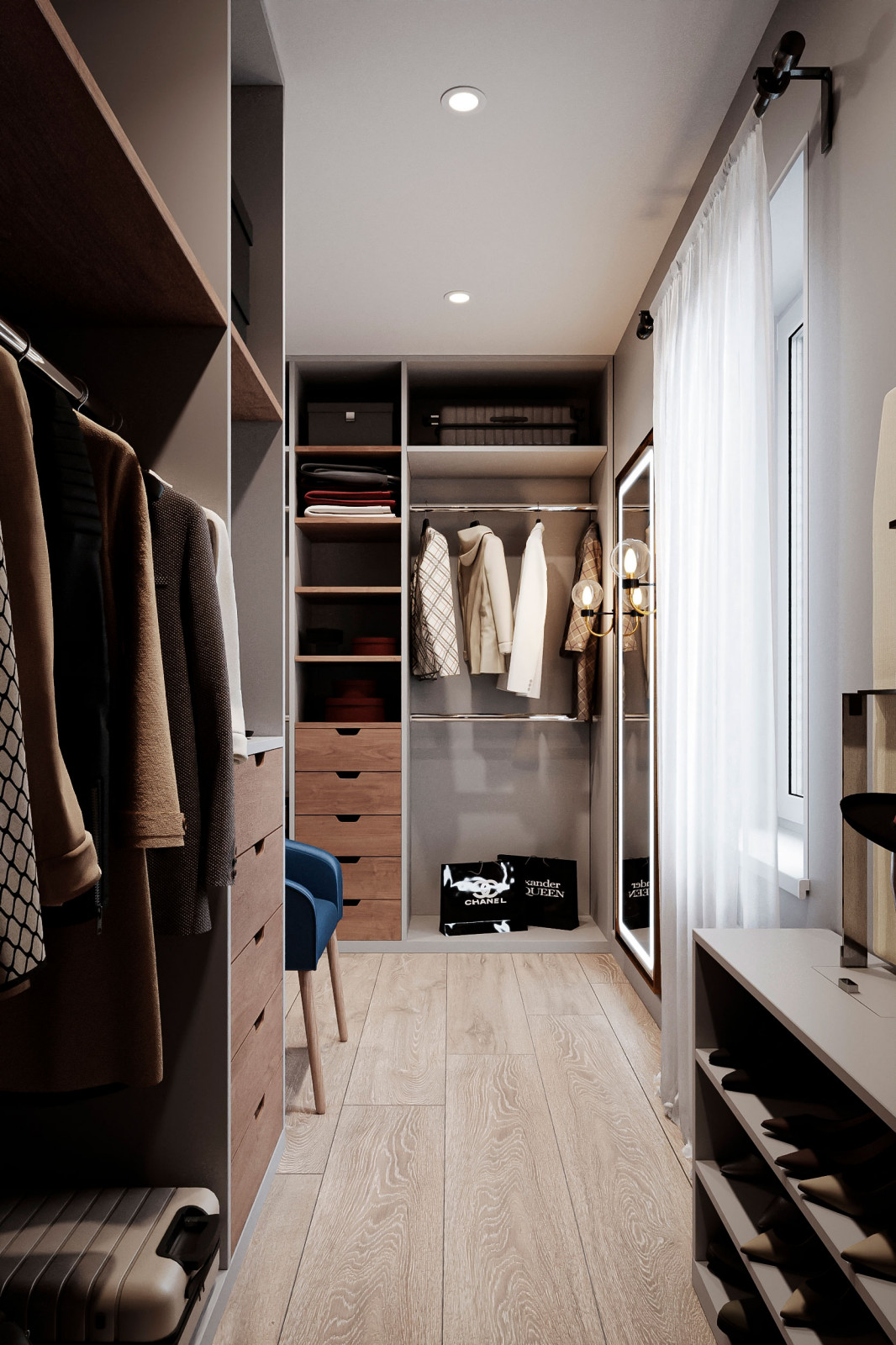 Двухэтажный дом для большой семьи