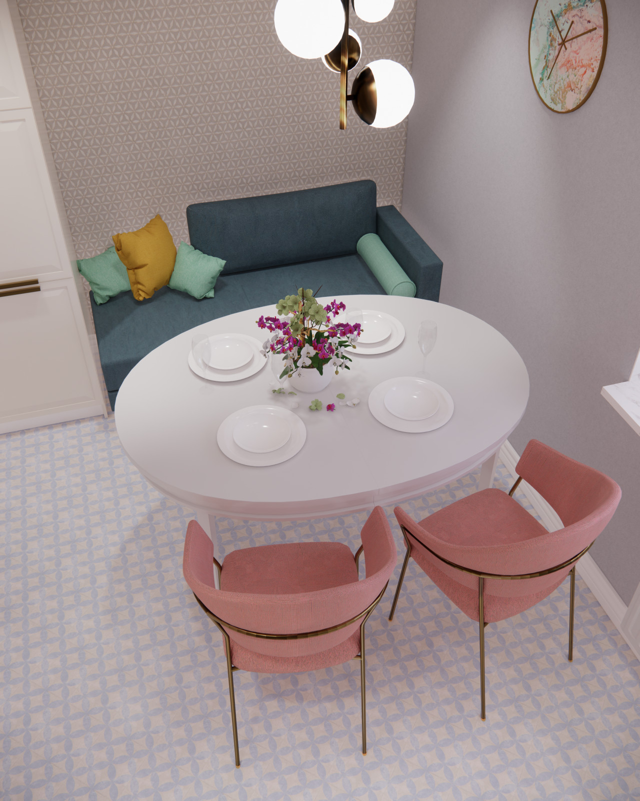 ЖК Зелёные аллеи, двухкомнатная квартира