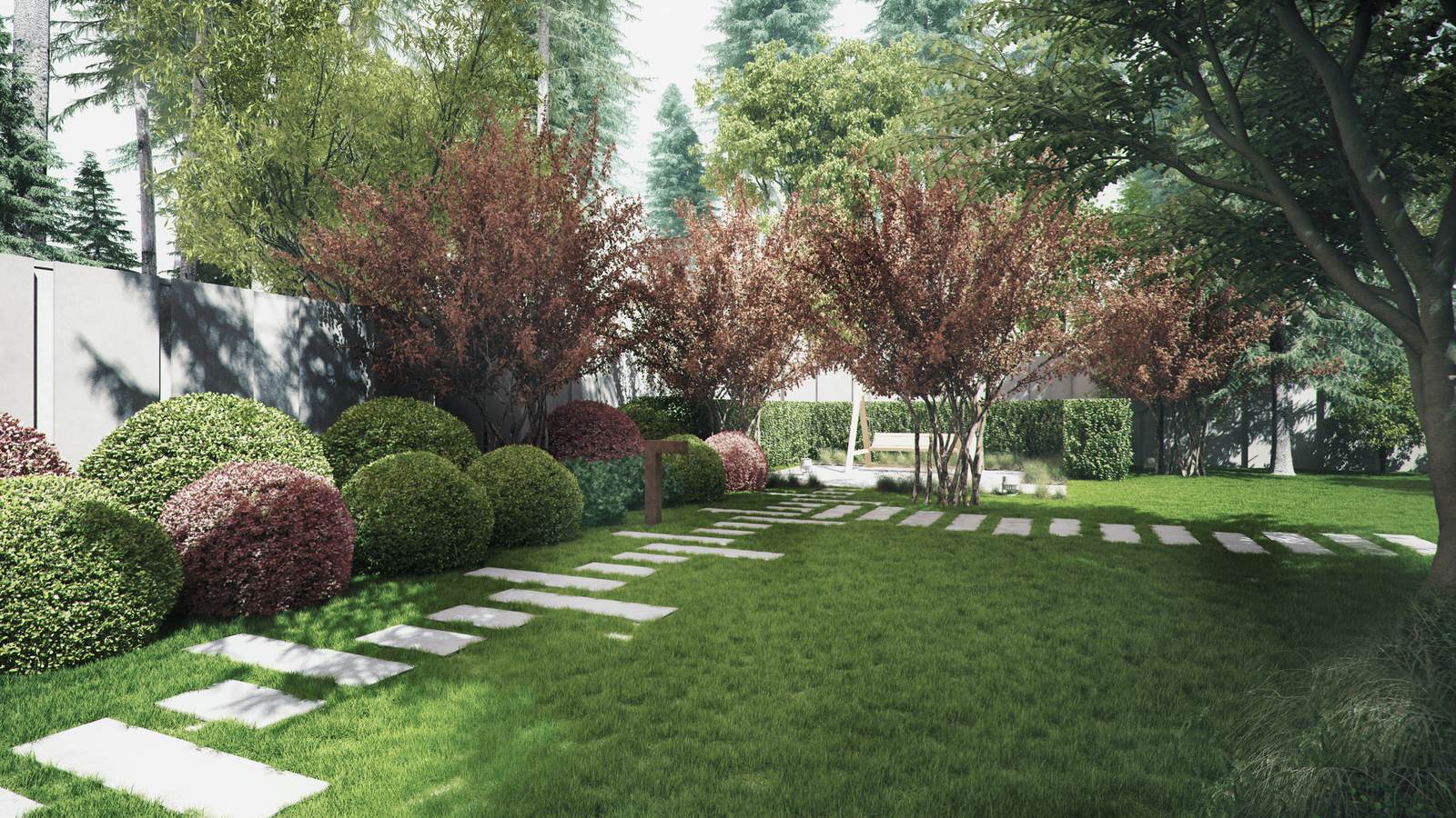 Скульптура в саду