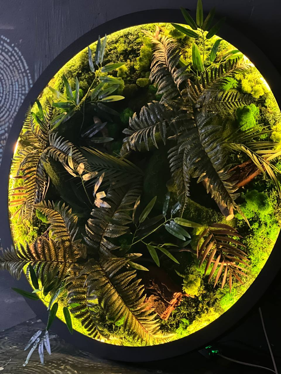 Панно из стабилизированного мха