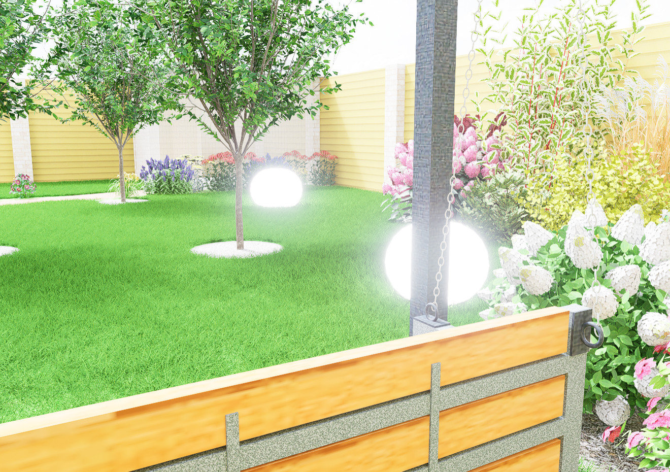 Дизайн участка в Лобне