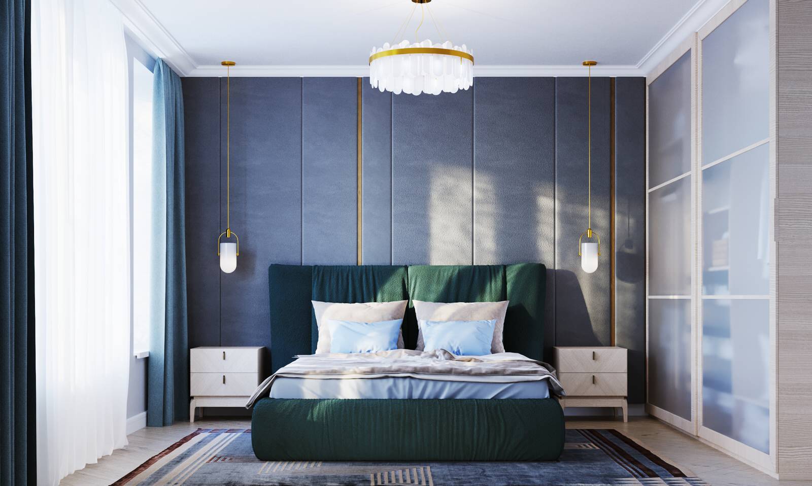 Дизайн проект интерьера коттеджа 140 кв.м.