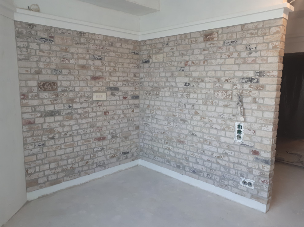 Монтаж клинкерного кирпича