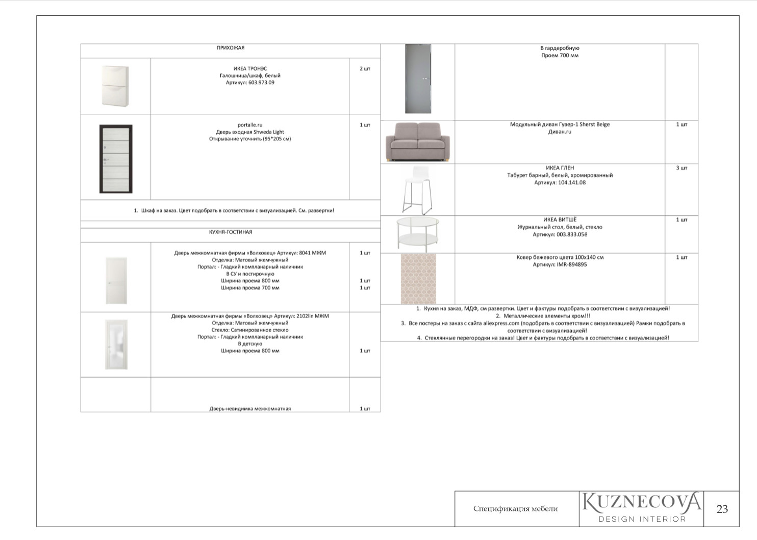 Дизайн проект квартиры 60 кв.м.