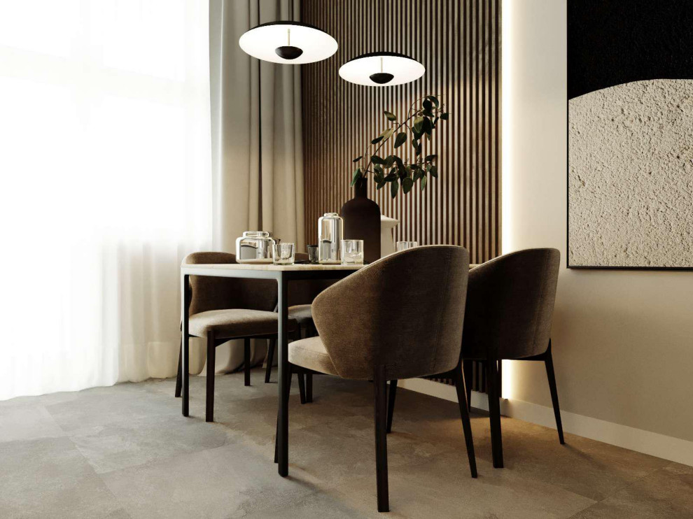 Дизайн-проект  квартира в ЖК «Живописный» 56 м²