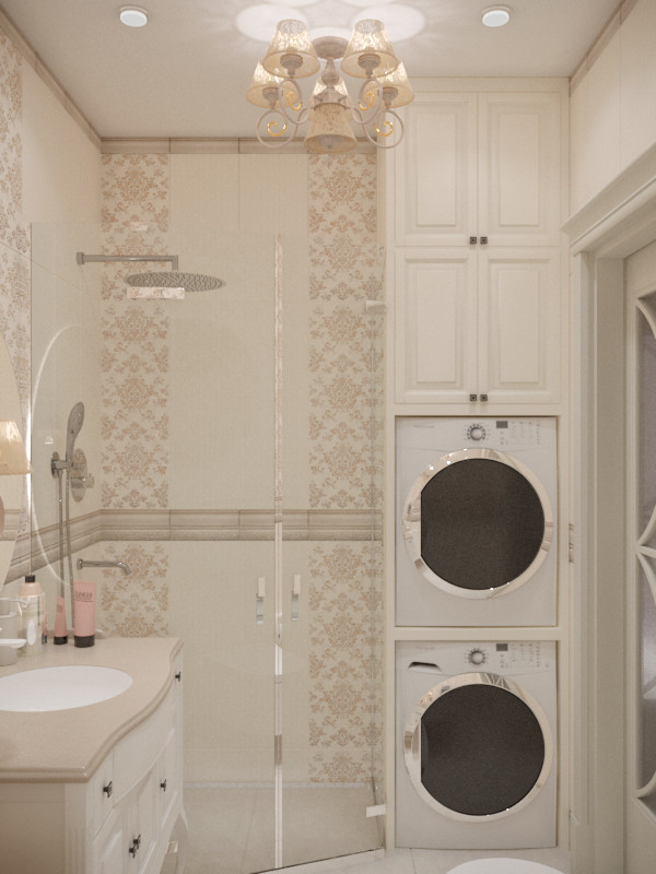 Обложка проекта: Трехкомнатная квартира в классическом стиле