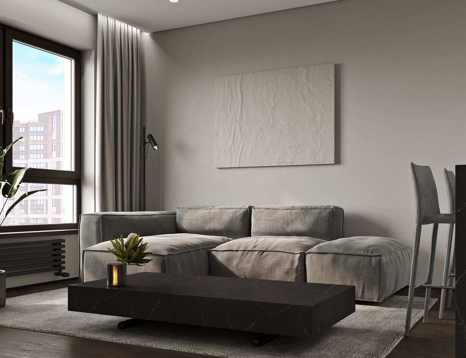 Обложка проекта: Кухня-гостиная ЖК "Жулебино парк"