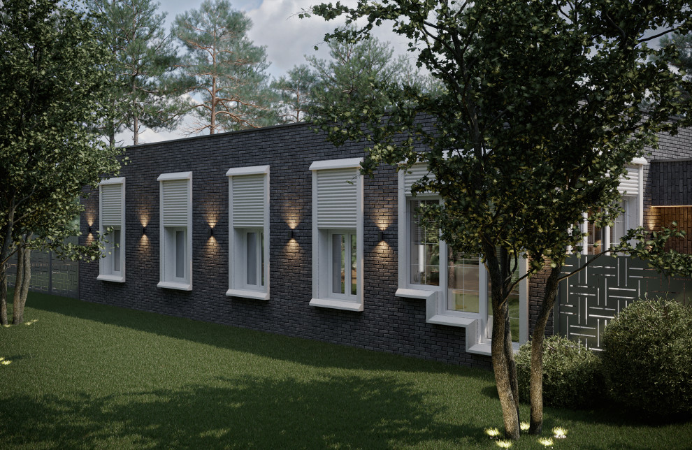 Фасады офисного здания в Московской области