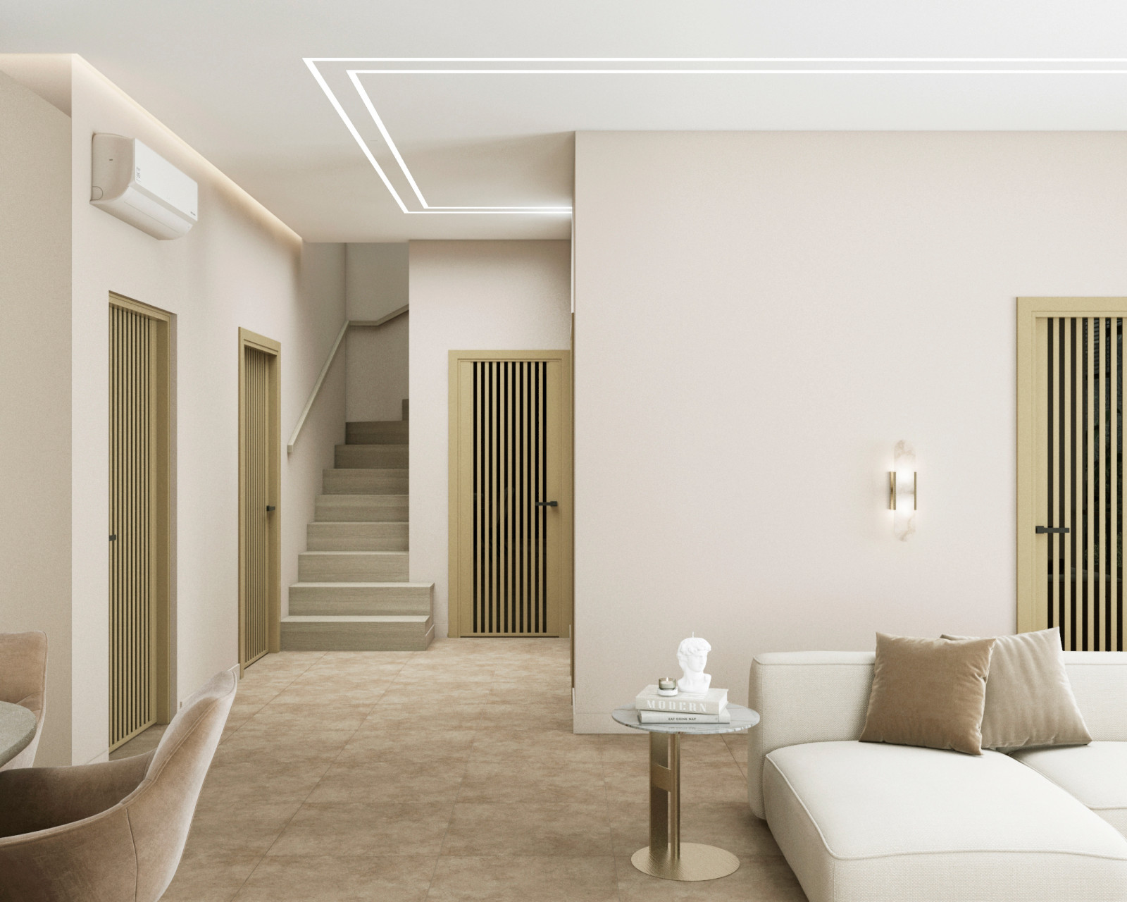 Обложка проекта: Двухэтажный жилой дом с видом на горы.