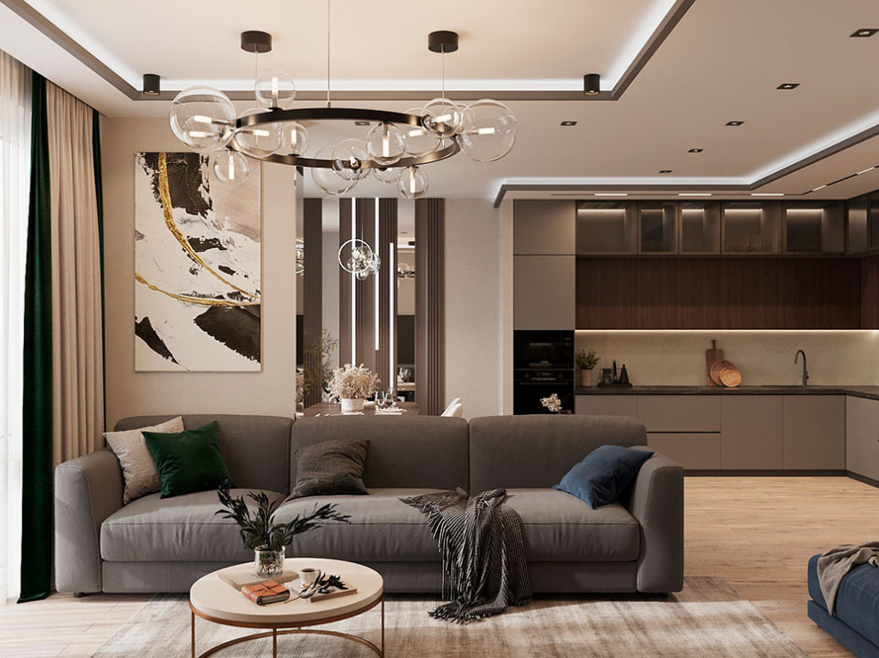 ДИЗАЙН ИНТЕРЬЕРА КВАРТИРЫ В ЖК БАЛТИЙСКИЙ, 118 КВ.М.