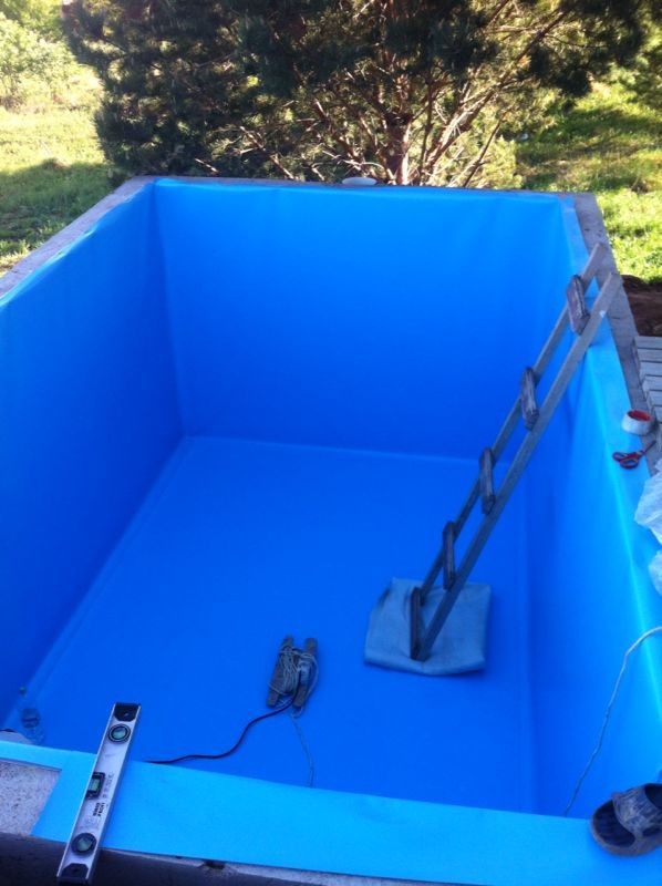 Каркасный дом с маленьким бассей, 160 кВ.метров