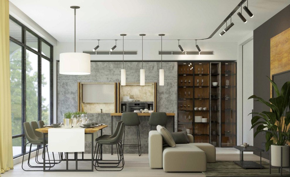 Обложка проекта: Проект гостинной загородного дома