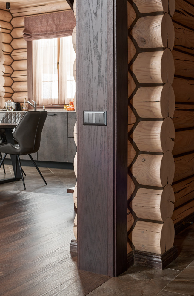 Модель Кантри в бревенчатом доме