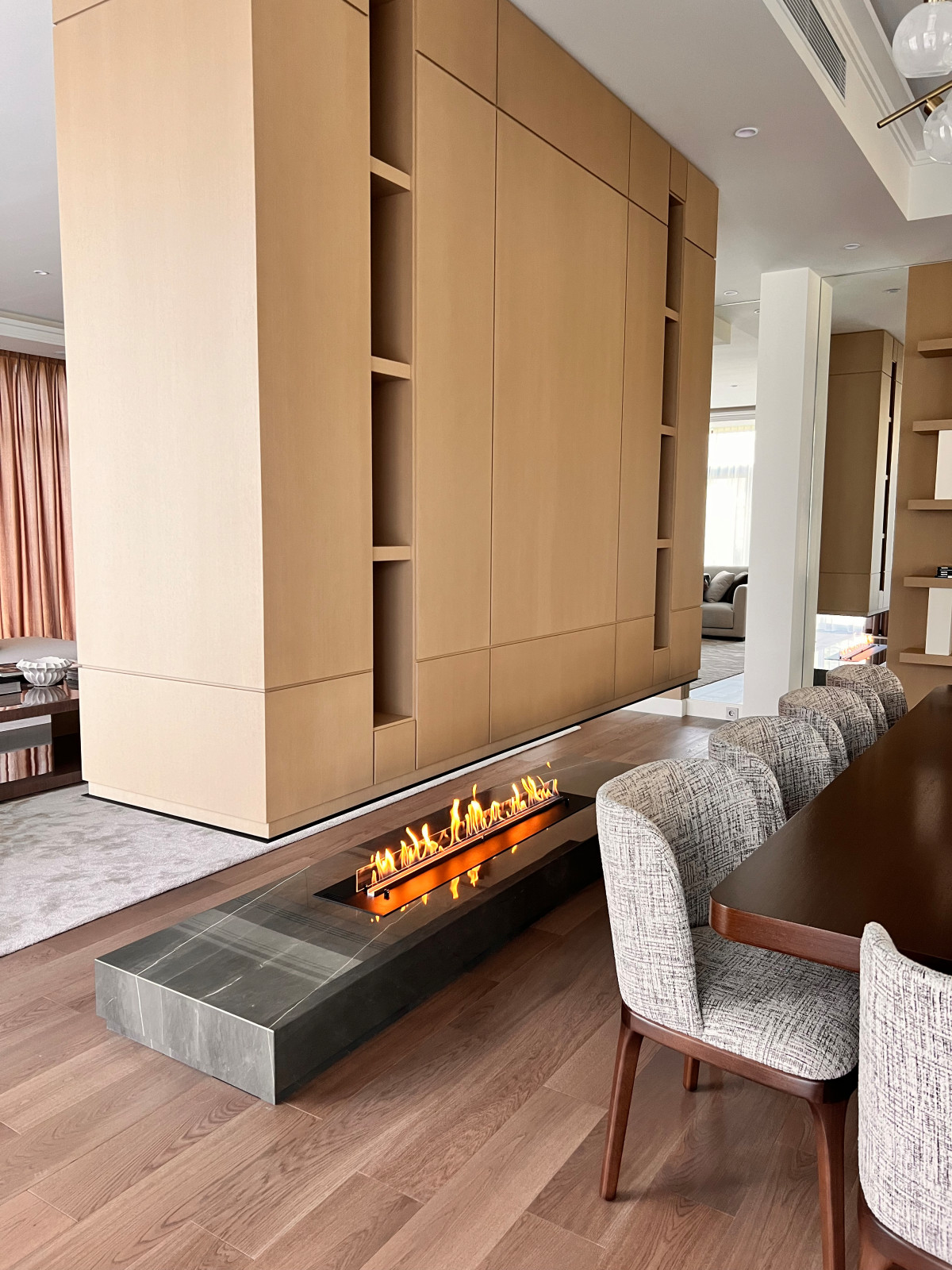 Автоматический биокамин Smart Fire A5 с защитной термопанелью