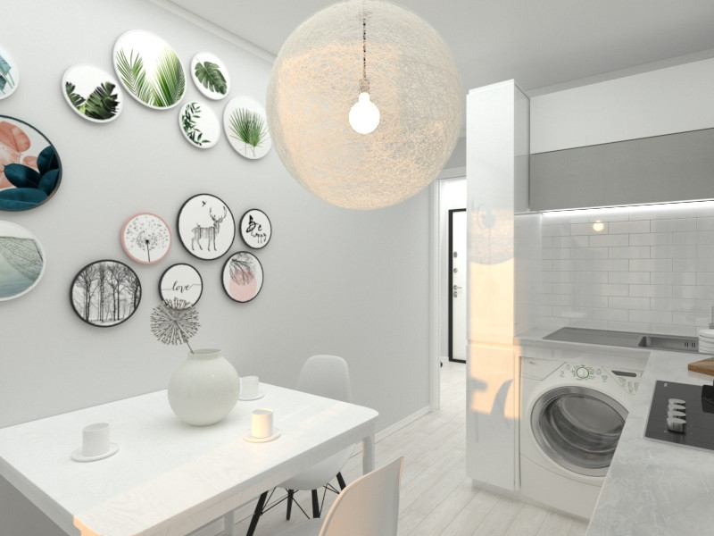 Проект во вторичке, 1 комнатная квартира