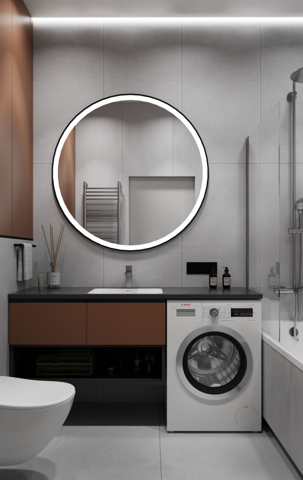 Дизайн-проект однокомнатной квартиры в современном стиле