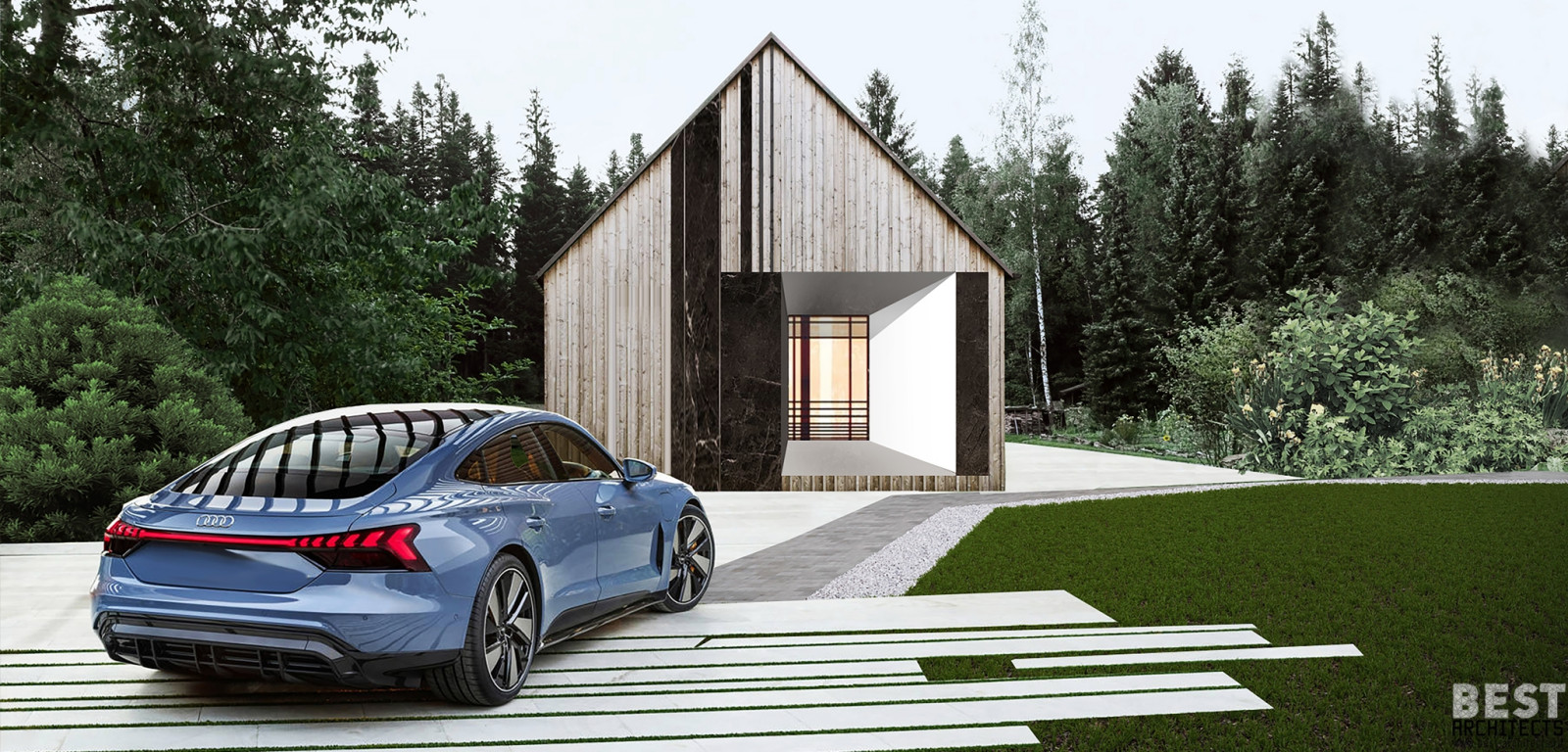 Обложка проекта: ПРОЕКТ | ДОМ НА ХОЛМЕ | CONCEPT 005 | HOUSE ON A HILL