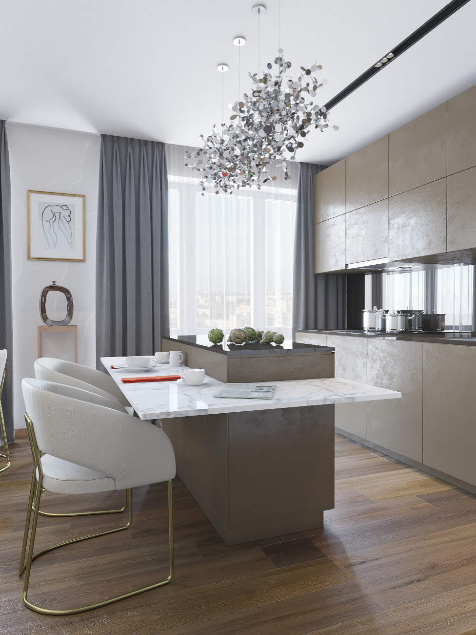 Квартира 43м.кв.В современном стиле