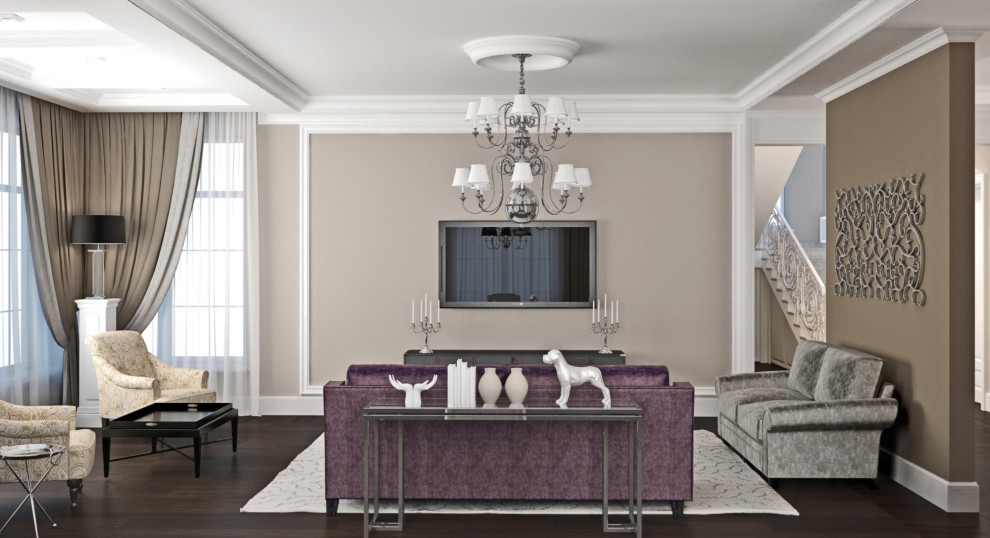 Дизайн интерьера Коттеджа 400 м2. г. Москва