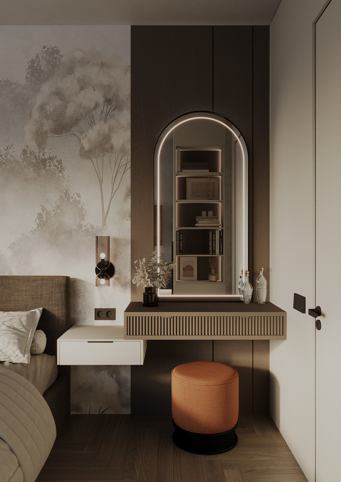 Квартира для семейной пары с ребенком в ЖК Полюса. 57,3 кв.м.