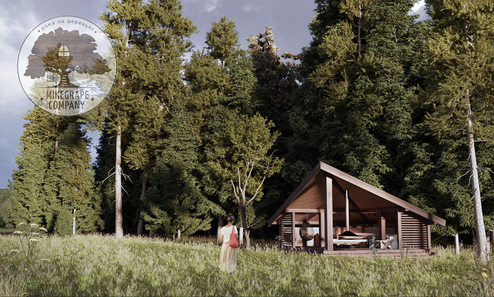 Беседки на земле и на деревьях