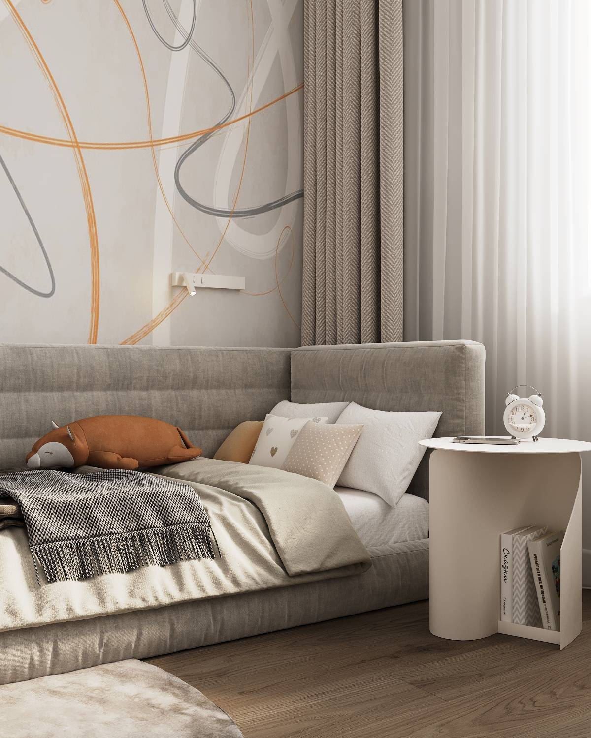 Детская комната 15 кв.м. для девочки