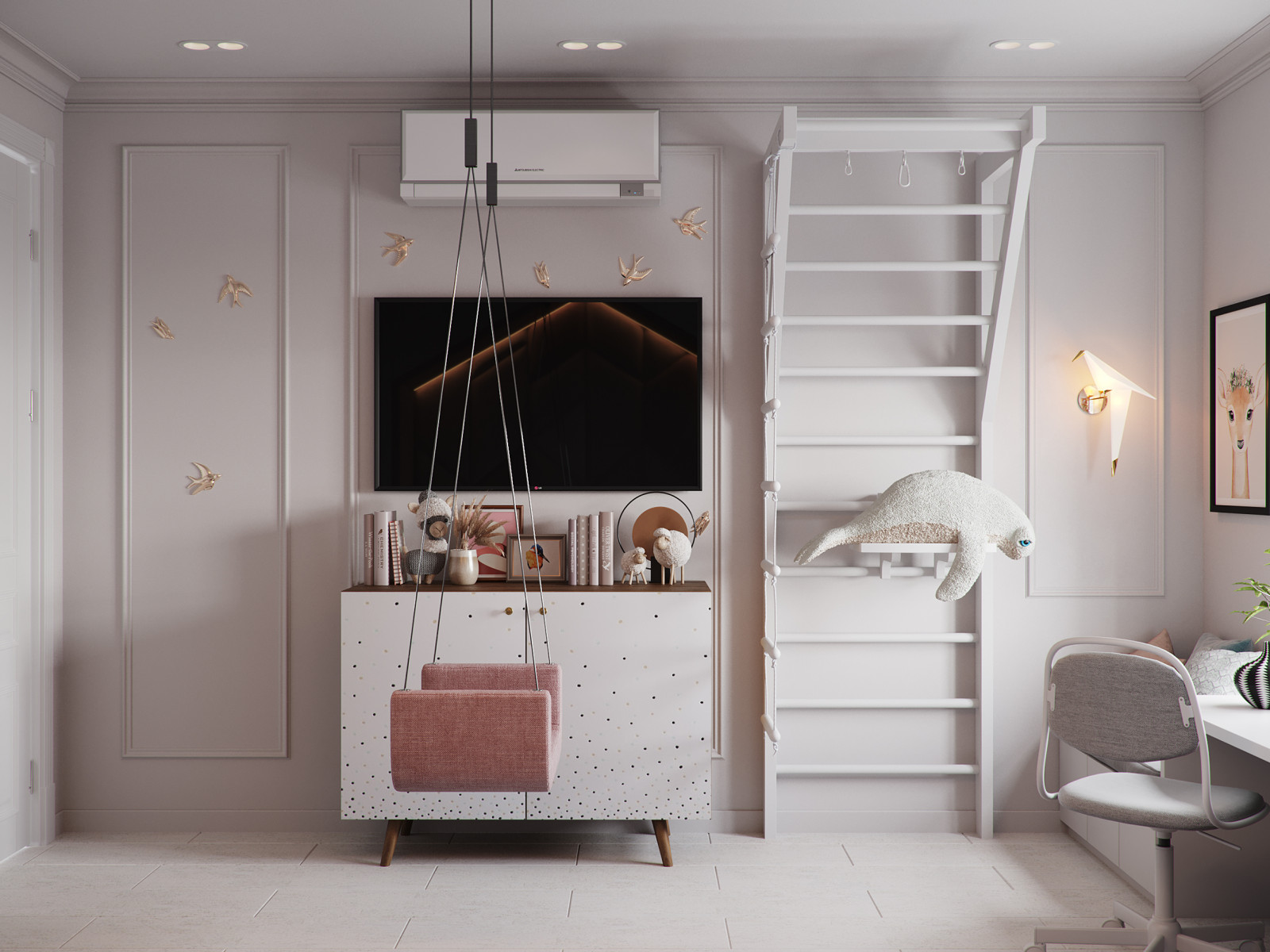 2х комнатная квартира в стиле современной классики