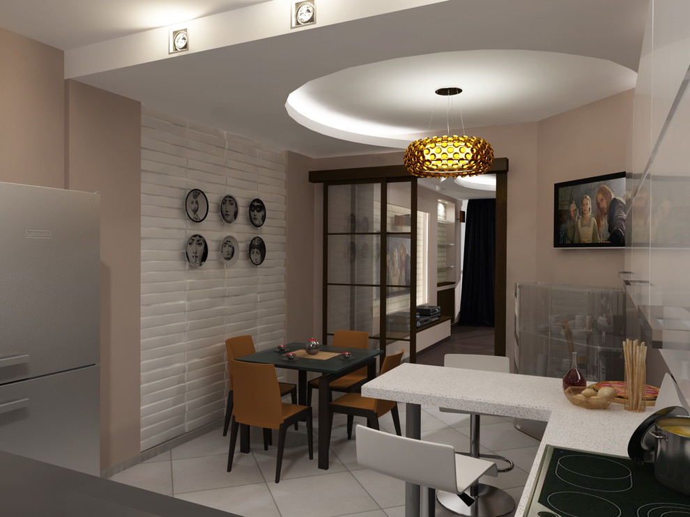 Дизайн-проект интерьера современной квартиры в популярном стиле минимализм