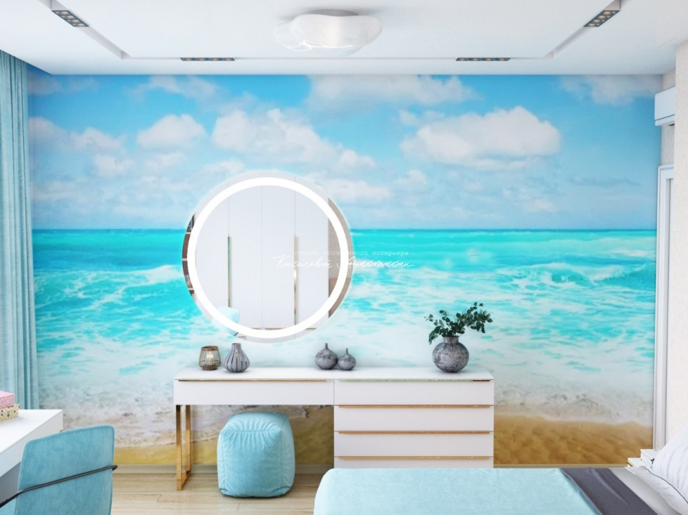 Современная квартира в Москве для молодой девушки