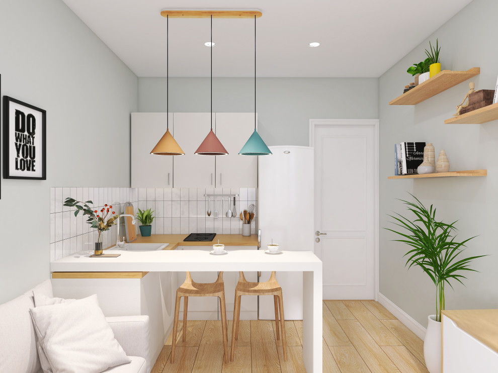 Студия в скандинавском стиле