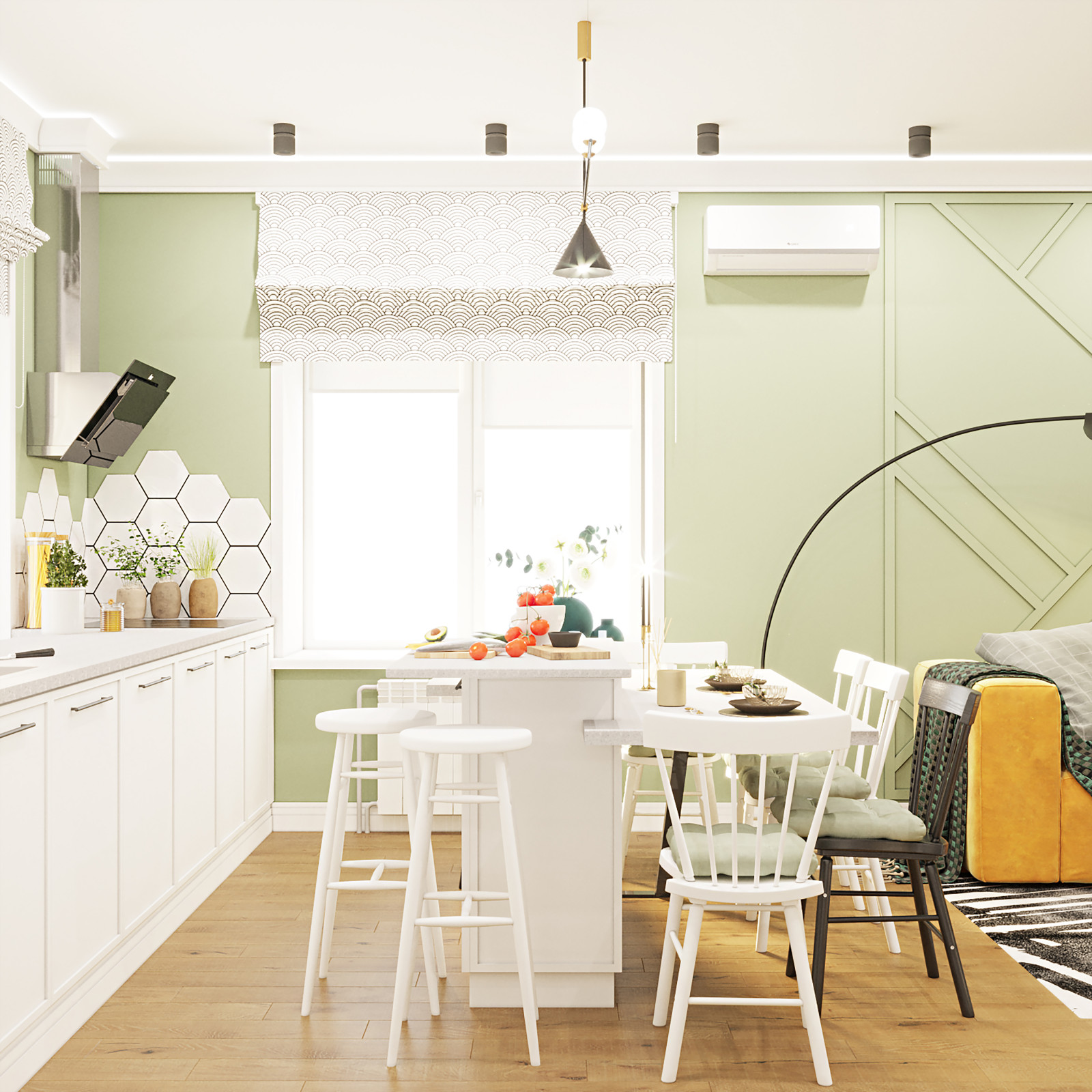 Дизайн-проект Истомина. S=86 м2